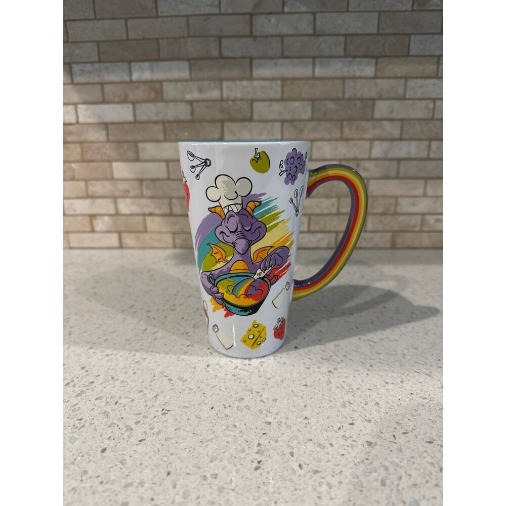Rainbow FIGMENT EPCOT International Food & Wine Festival Mug 25th Anniversary 20